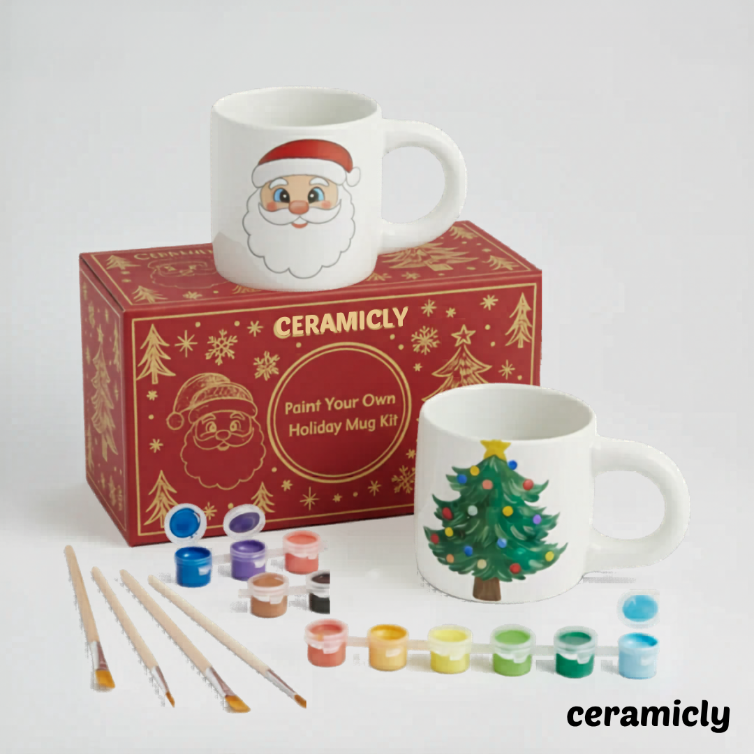 CERAMICLY DIY Tassen-Mal-Set