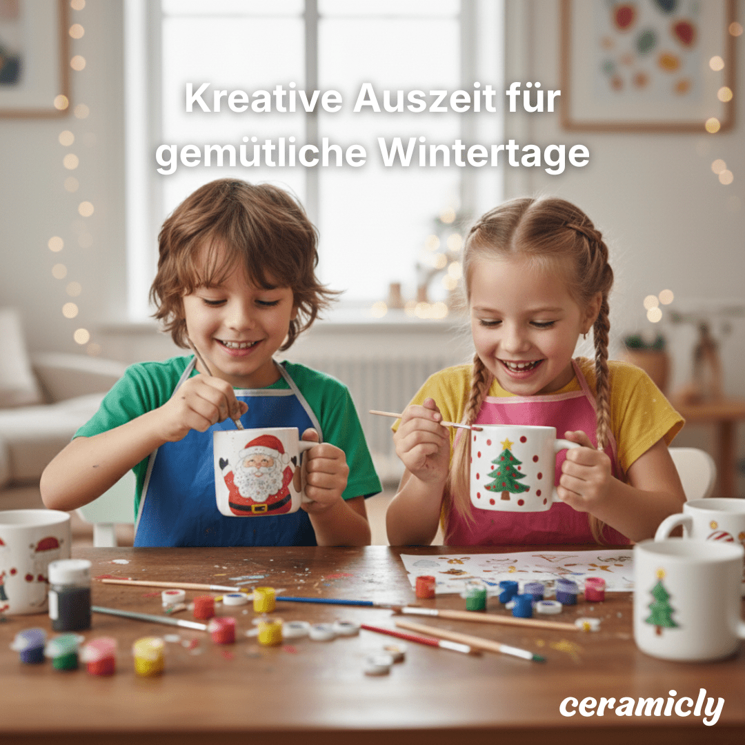 Kindergeburtstag Keramik bemalen
